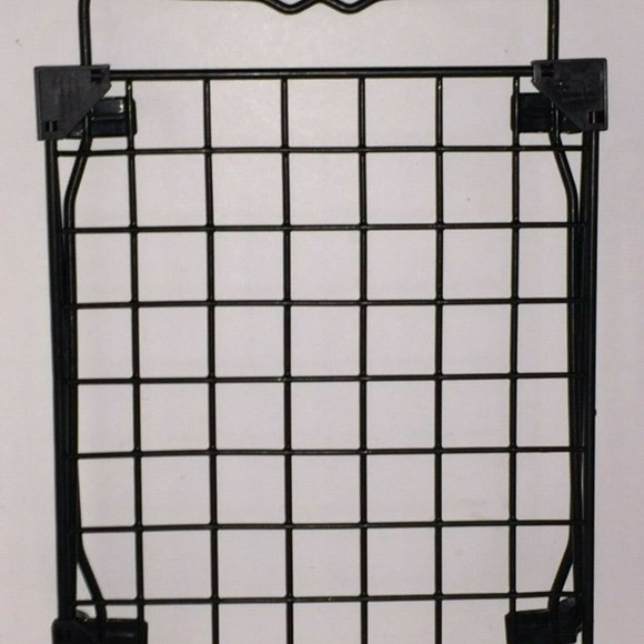 LockerMate Stac-A-Shelf Wire Stackable Locker Organizing Shelf Black - Picture 2 of 2
